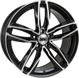  19" Alloy Wheels DRC-DAA Gloss Black Polish Face 