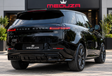 Range Rover Sport L461 Gloss Black Front Lip & Gloss Black Rear Lip with Tailpipe Finishers