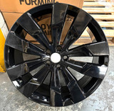 23" Land Rover Defender Alloy Wheels Gloss Black Sawtooth Design 