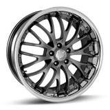 18" Team Dynamics Mesh III Alloy Wheels Silver Black or Gunmetal Centres with Stainless Lip