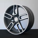 19" Caractere CW1 Alloy Wheels Graphite Machine Face