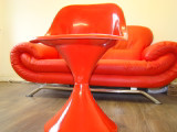 1960`s Style Tulip Chair in RED