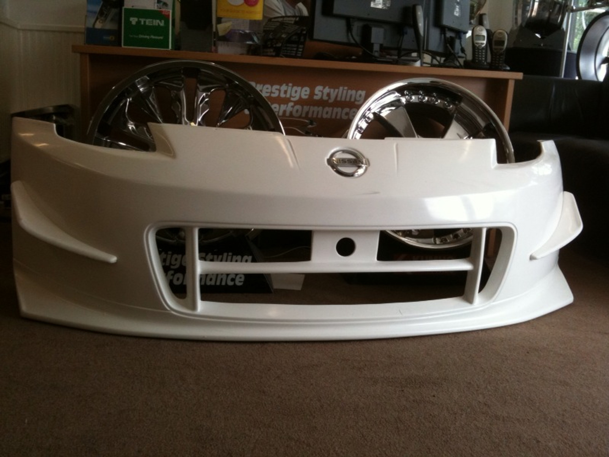 350z jdm ks k style front bumper lip