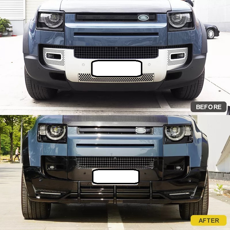 Land Rover Side Pods Land Rover Defender 2020> 90 & 110 LDFL Front Lip DRL Side Pods ...