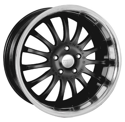 18" Team Dynamics Equinox Alloy Wheels Silver Black Gunmetal Centres with Stainless Lip Meduza