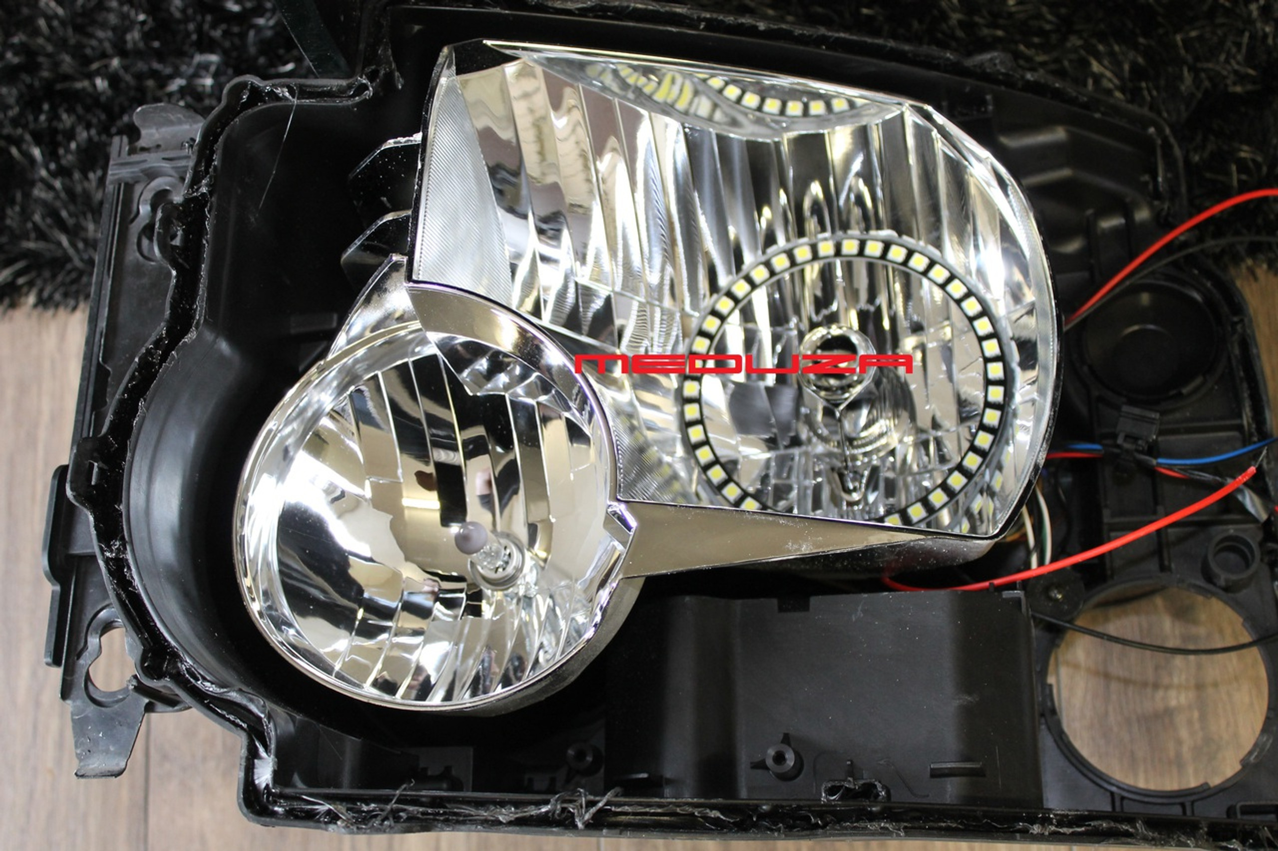 Land Rover Discovery 3 Headlight LED Conversion 2013 Style For NON