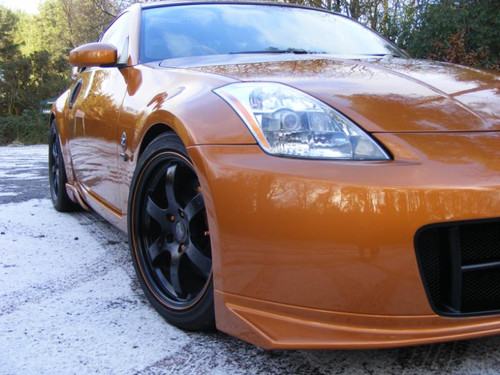 350z jdm ks k style front bumper lip