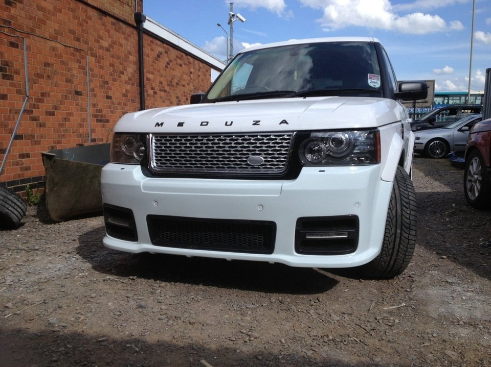 Range Rover L322 Facelift Vogue Heckscheibe Union Jack Vinyls