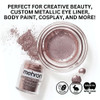 Mehron Metallic Powder | Lavender - .17 oz with Mixing Liquid - 1 oz