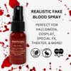 Mehron Blood Splatter info