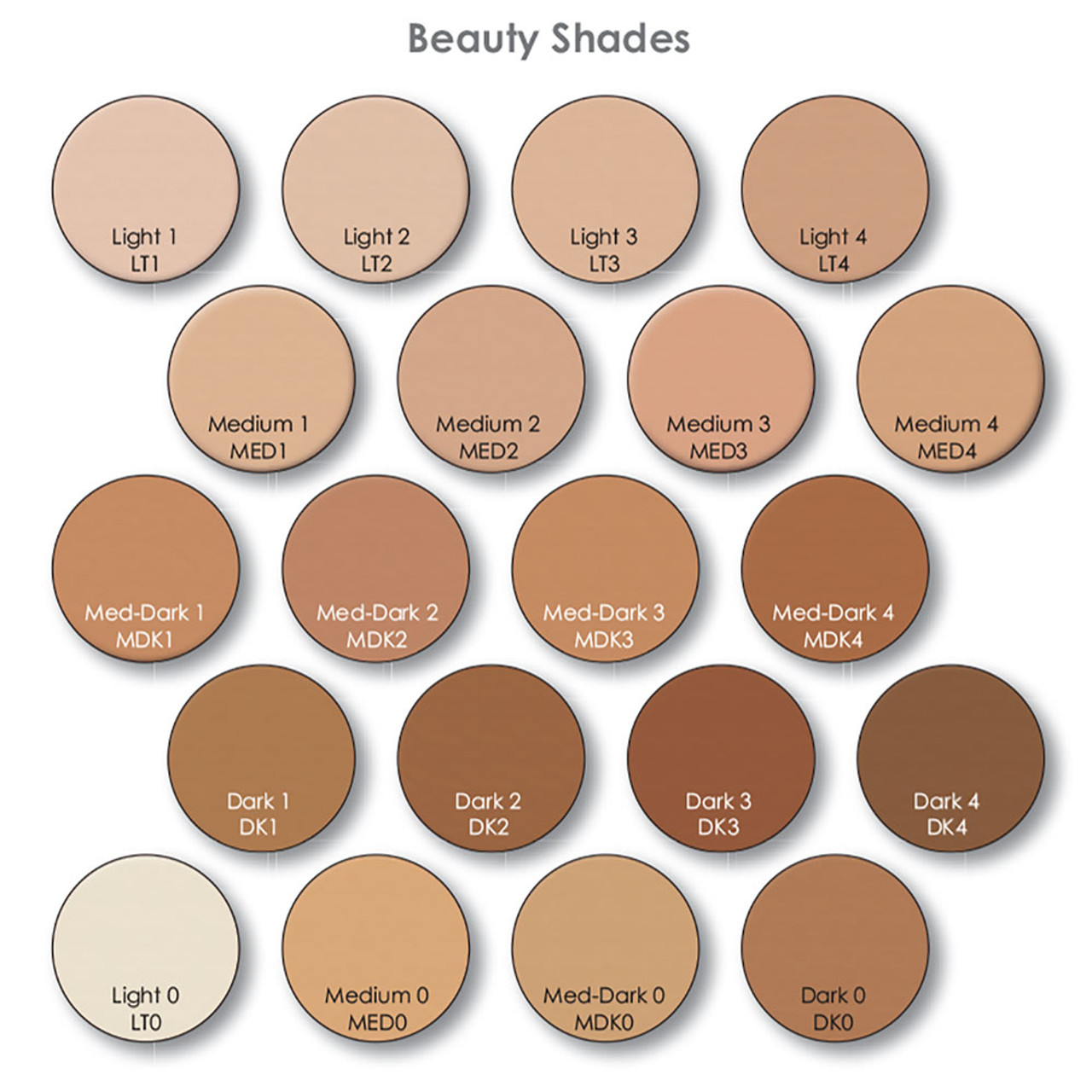 Celebré Pro-HD™ Cream Foundation 20 Color Palette | Mehron Makeup