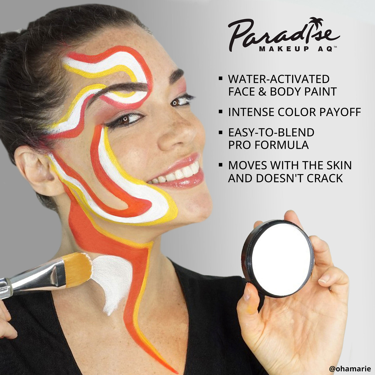 Professional Face Paint Basic Palette/ Theatrical Face Paint Palette/  Mehron Cake Make Up/ 8 Color Professional Make Up 