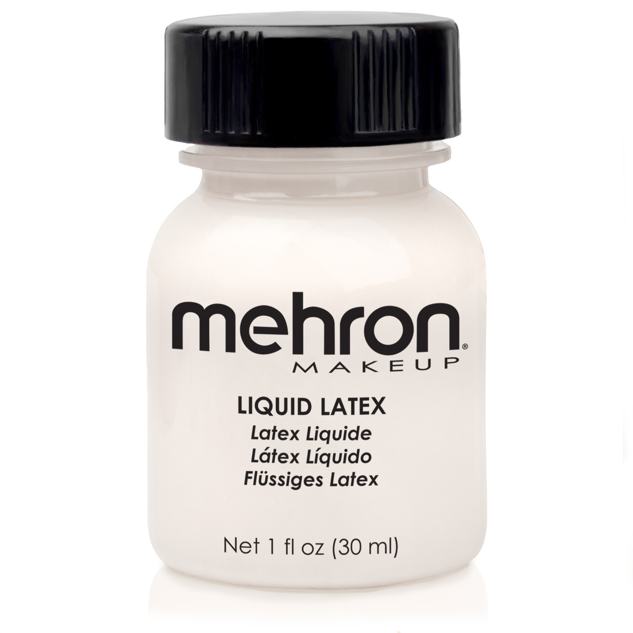 Mehron Makeup Liquid Latex | SFX Makeup | Halloween Latex Makeup | Latex  Glue for Skin | Prosthetic Glue 4.5 fl oz (133 ml) (Clear)