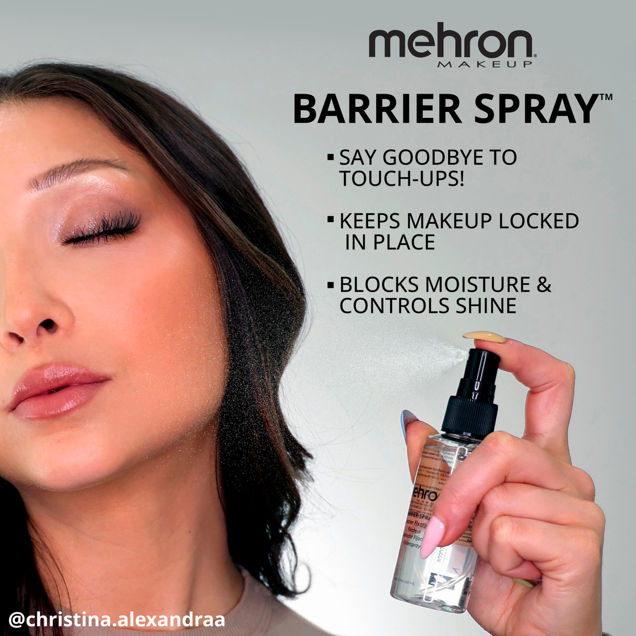 Barrier Spray™, Finishing makeup