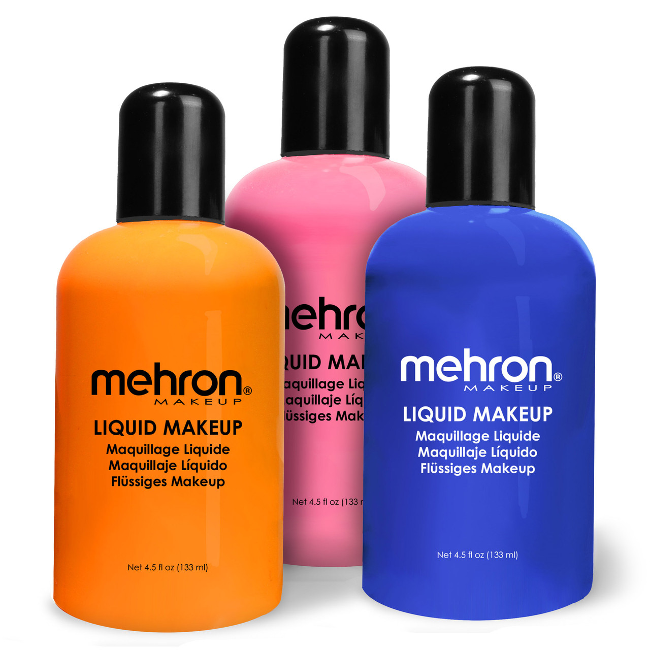 Mehron Makeup Liquid Face and Body Paint (4.5 oz) (Black) 4.5 Fl