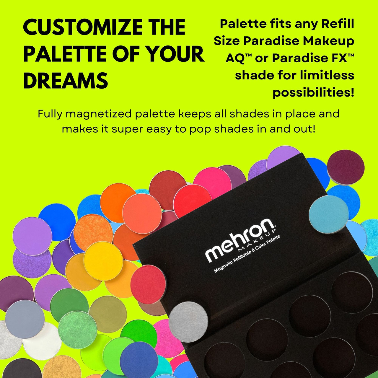Paradise Makeup Empty Palette | Mehron Makeup