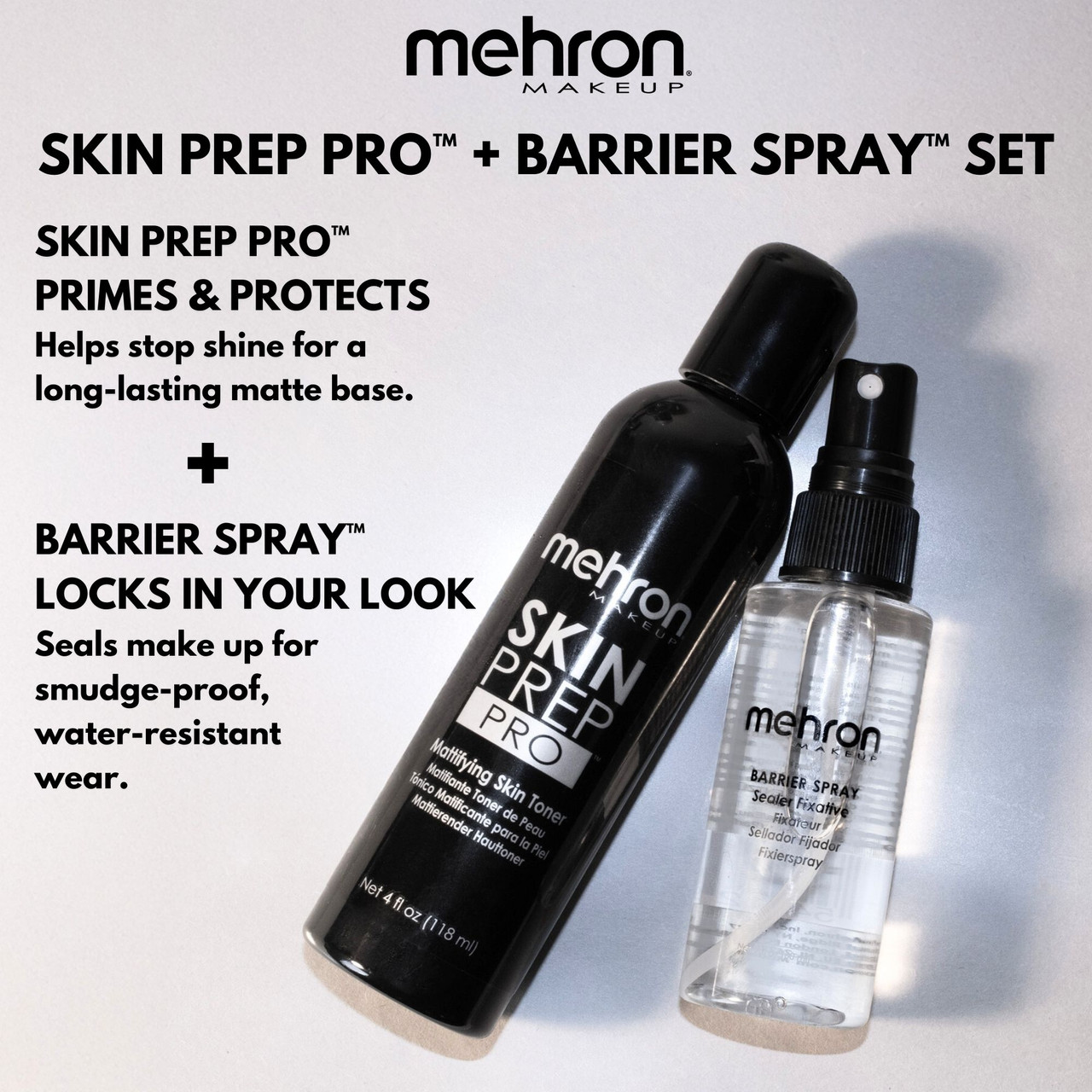 Mehron Makeup | Prep/Set Duo