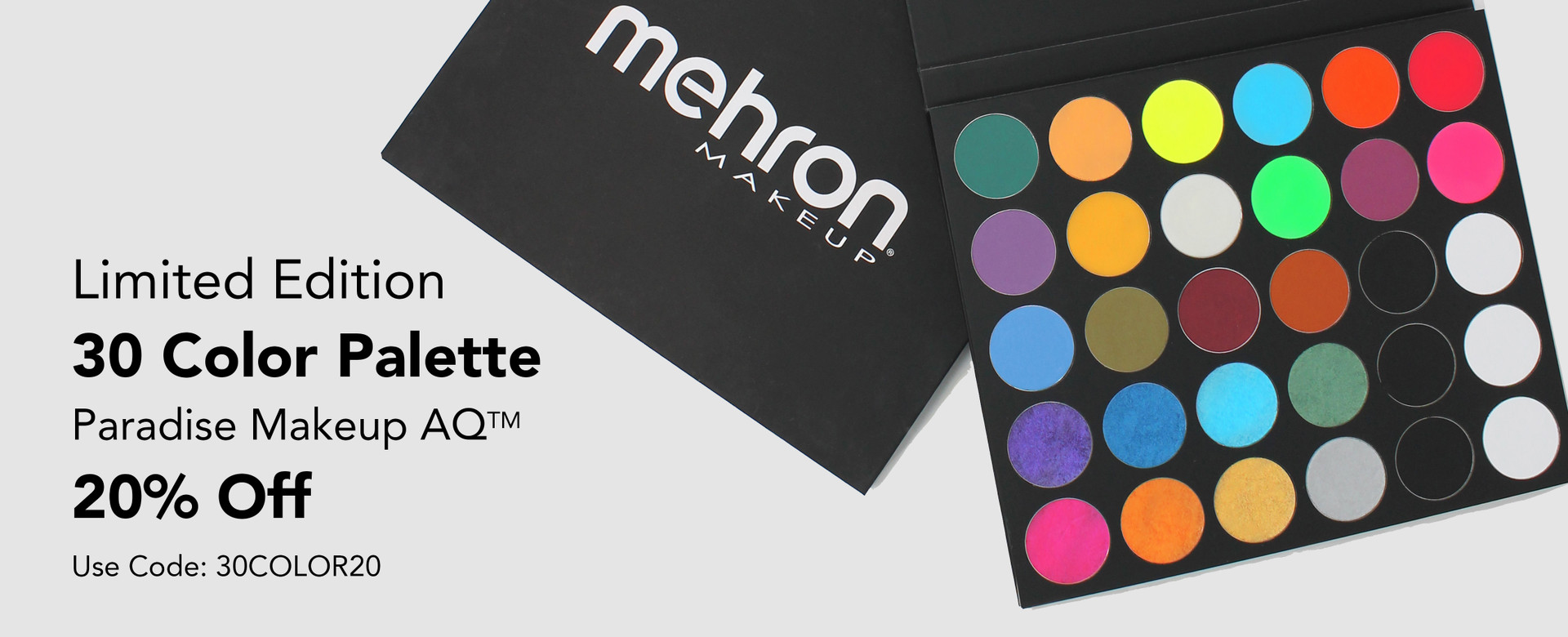  Mehron Makeup Paradise Makeup AQ 30 Color Pro Palette