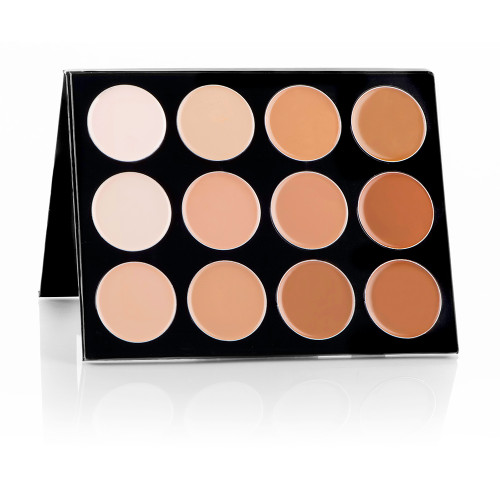 Celebre Pro Hd Cream Foundation 12 Color Contour Highlight Palette