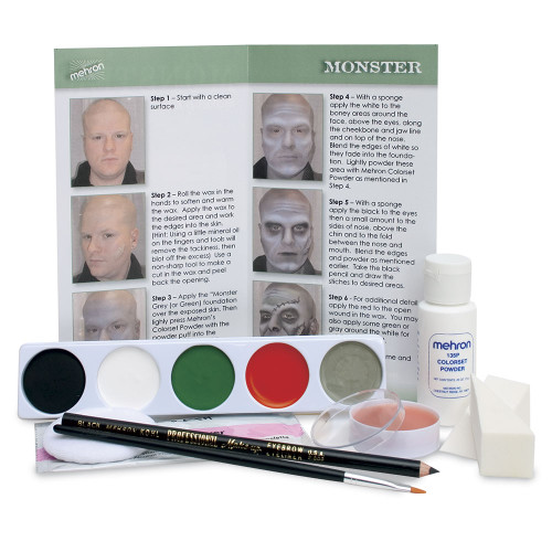 Frankenstein Monster Character Makeup Kit Mehron