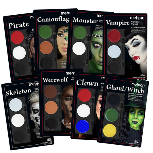 Mehron Tri-Color Palette