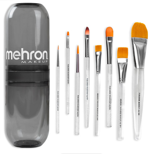 Mehron Brush Set with holder