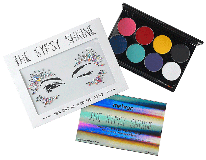 Paradise Makeup 3D Color Palette - GYPSY TREASURE - COSTUMES & COSMETICS