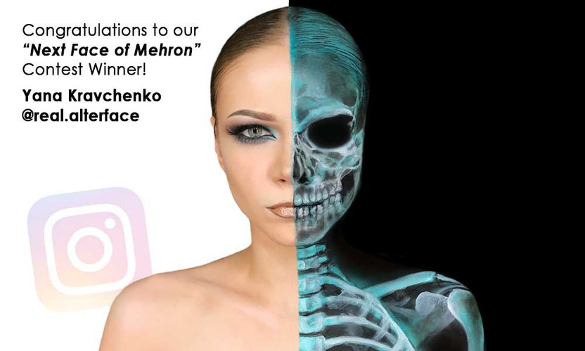 And The Next Face of Mehron Is . . . 