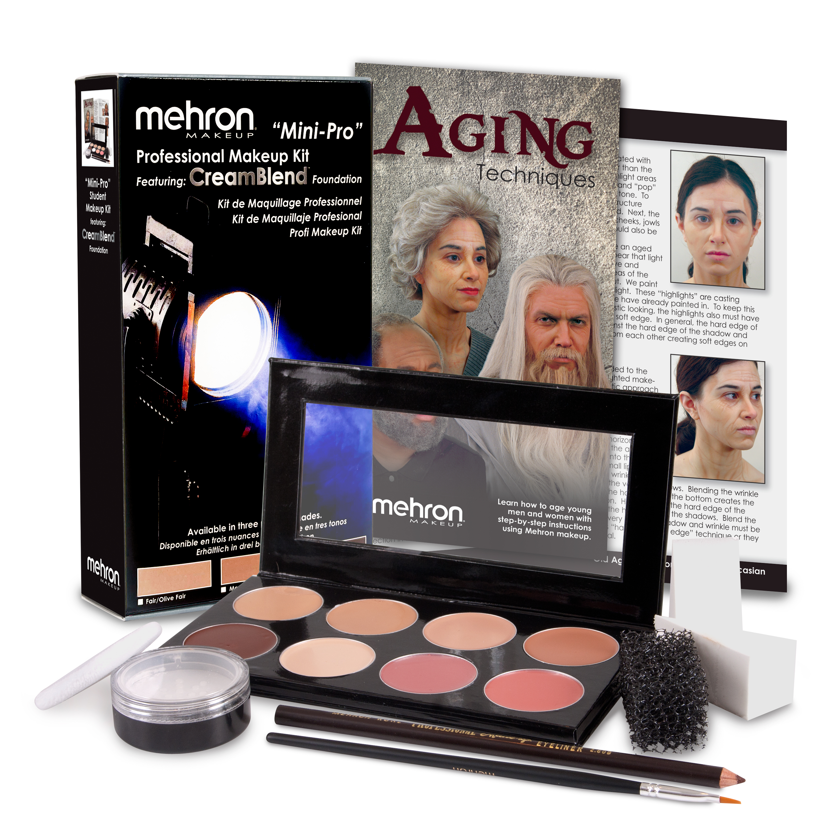 Mehron Blame Black Light Cream Makeup FX Face Paint Pen Hair UV Pro Size  Neon