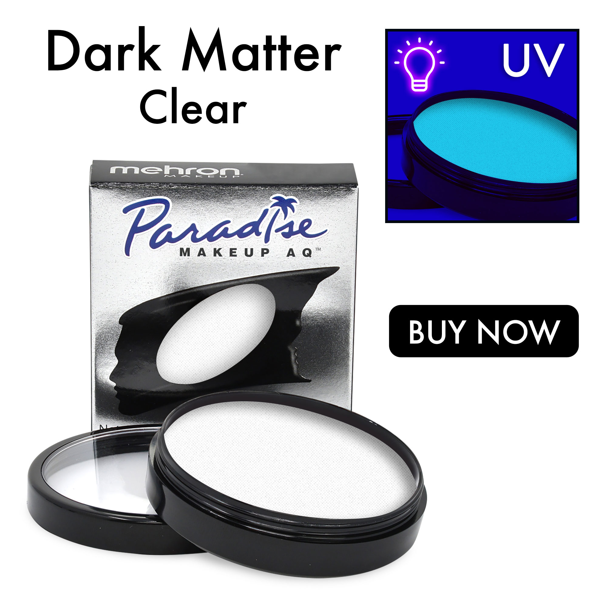 GLOW IN THE DARK Face Paint Set + Free Uv Blacklight, Free