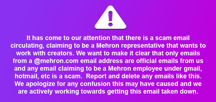 Notification of known email scam in progress