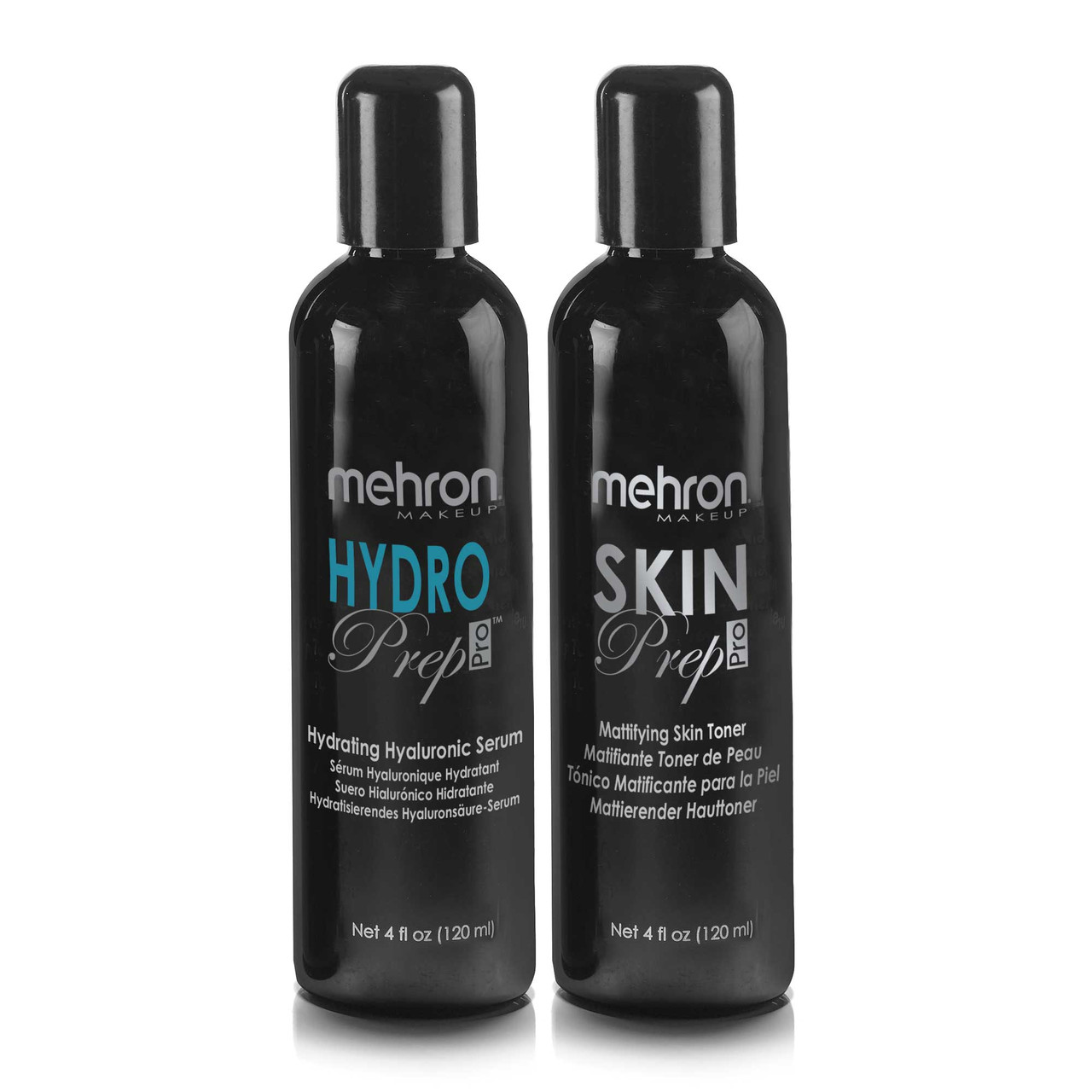 Mehron Makeup on X: Hydro Prep Pro™ hydrates and nourishes skin. Skin Prep  Pro™ mattifies and extends the wear of makeup. This duo creates the perfect  makeup base! Get both and save