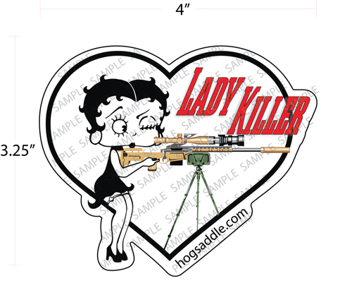 Lady Killer Vinyl Sticker