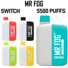 MR FOG SWITCH 15ML 5500 PUFFS RECHARGEABLE DISPOSABLE - 10CT DISPLAY