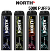 NORTH NIC 5% RECHARGEABLE DISPOSABLE 10ML 5000 PUFFS - 10CT DISPLAY