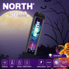 NORTH NIC 5% RECHARGEABLE DISPOSABLE 10ML 5000 PUFFS - 10CT DISPLAY