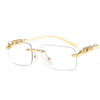 Hot Selling  rimless designer promotion Popular nen Fashion Metal women Sunglass