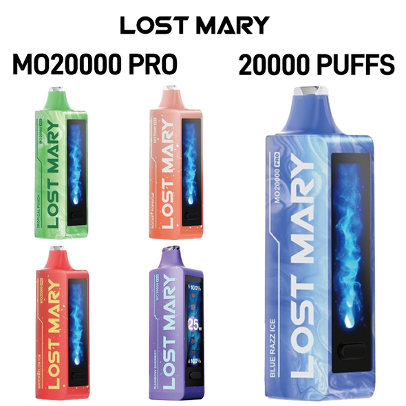 LOST MARY MO20000 5% NIC 20,000 PUFFS DISPOSABLE VAPE - 5CT DISPLAY