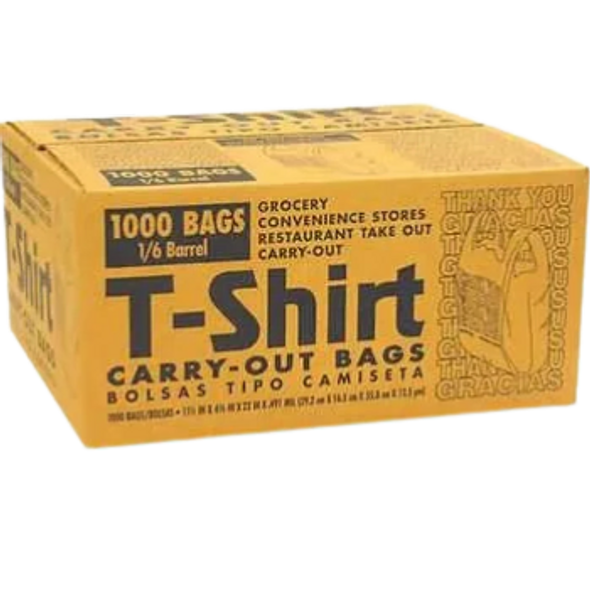 BAG 1/6 LARGE THNAK YOU* - BBL T-SHIRT 500CT