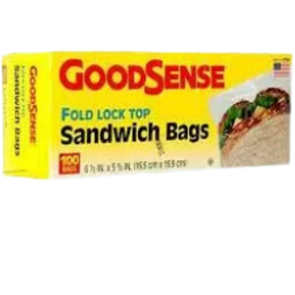 GOODSENSE SANDWICH BAG 100CT*