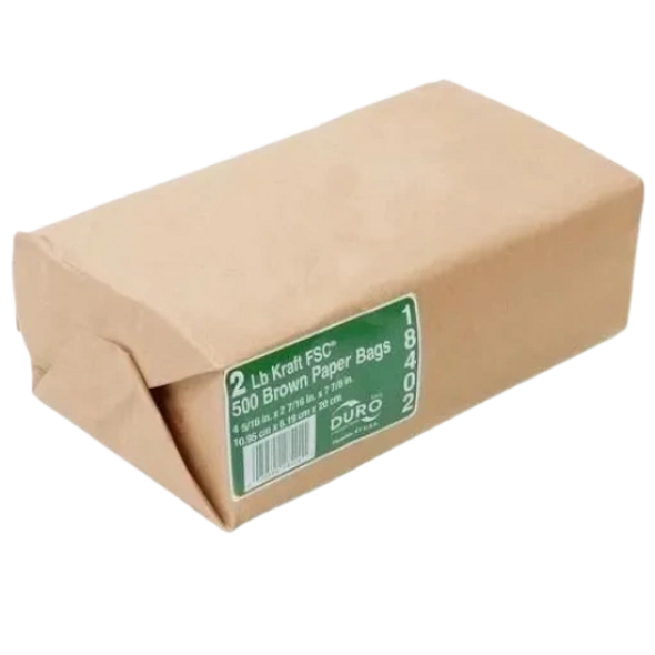 PAPER BAGS #2* - 500CT 12 PER BALE