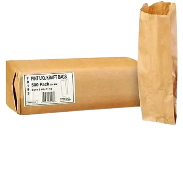 PAPER BAGS PINT LIQUOR* - 500CT