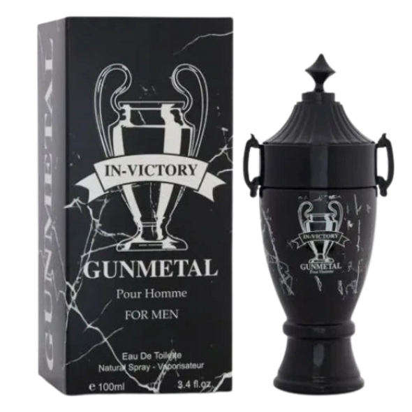 IN-VICTORY GUNMETAL 3.4 SP MEN 3.4 Oz EDT Spray Men's Cologne