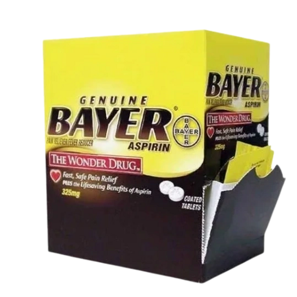 Bayer 2-pack 50ct Dispenser Box
