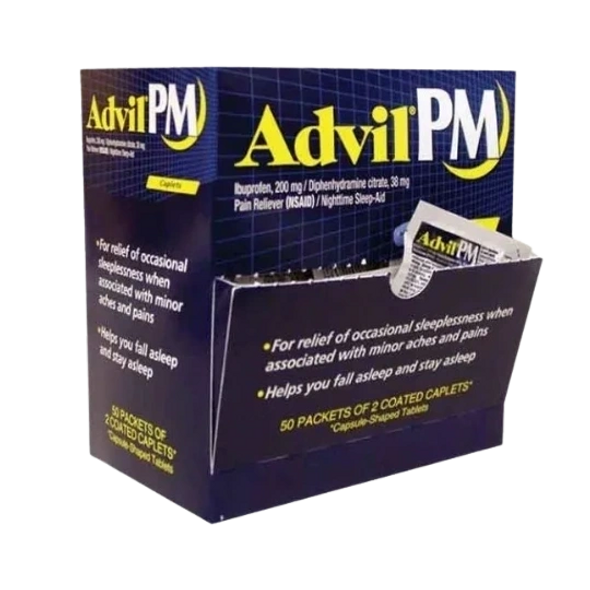 Advil PM 2-pack 50ct Dispenser Box