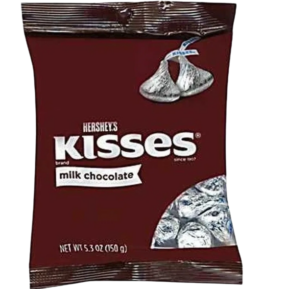 HERSHEY 12CT KISSES PEG PK - 205510