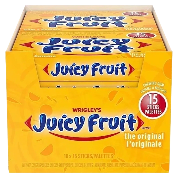 JUICY FRUIT 10CT/15 STICK - 204015