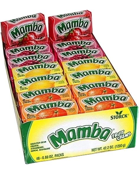 MAMBA FRUIT CHEWS 48CT 6/CS