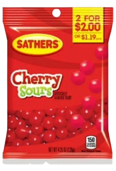 SATHER CHERRY SOURS 12CT