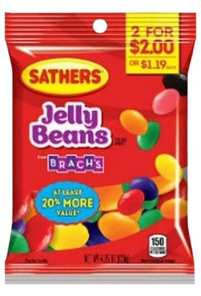 SATHER'S JELLY BEANS 12CT 4.25 OZ